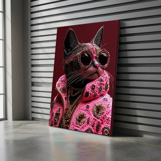 Tableau décoratif - Le Chat Couture