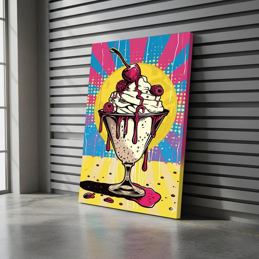 Tableau décoratif - Plaisir Glacé