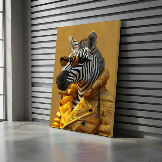Tableau décoratif - Zèbre Chic