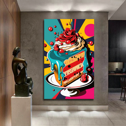 Tableau décoratif - Le Gâteau du Bonheur