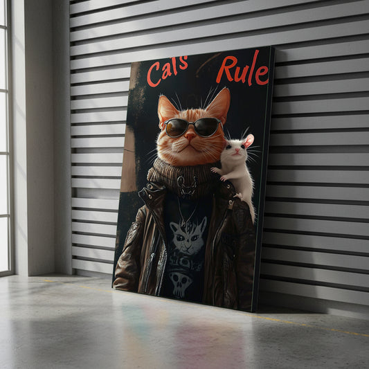Tableau décoratif - Le Roi des Chats